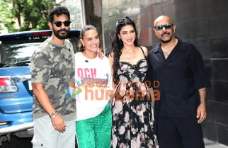 Photos: Shruti Haasan, Vishal Dadlani, Neha Dhupia and Angad Bedi snapped shooting for Double Date