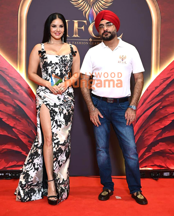 photos sunny leone diana penty and others attend indian fashion glamour league ifgl gala red carpet walk 19