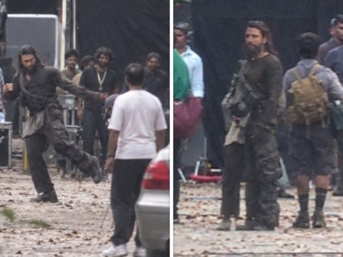 Ranveer Singh’s Pralay look LEAKED: Actor spotted in beard and long hair on sets Ranveer Singh’s Pralay look LEAKED: Actor spotted in beard and long hair on sets