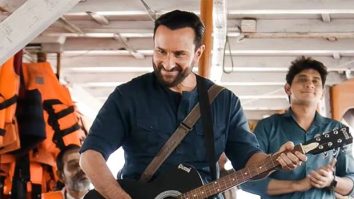 Saif Ali Khan adds music and colour to Haiwaan with Rangiyara; new frames show actor playing guitar on local ferry