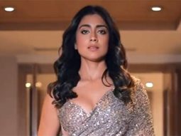 Shriya Saran literally shining in a glittering outfit