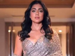 Shriya Saran literally shining in a glittering outfit