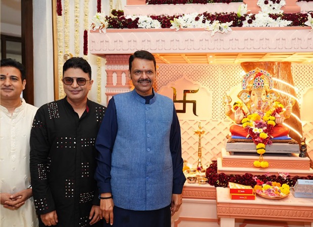 Bhushan Kumar and Shiv Chanana visit Chief Minister Devendra Fadnavis’ residence for Ganpati celebrations : Bollywood News Bhushan Kumar and Shiv Chanana visit Chief Minister Devendra Fadnavis’ residence for Ganpati celebrations : Bollywood News