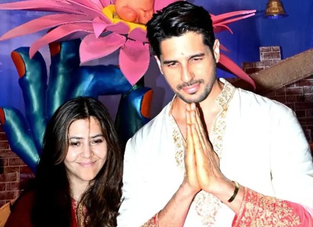 Sidharth Malhotra seeks blessings at Lalbaugcha Raja with Ektaa R Kapoor ahead of The Vvaan trailer launch : Bollywood News