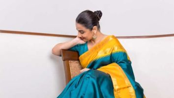 Vidya Balan embraces peacock green on Maha Navami, pays tribute to Maa Siddhidatri