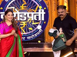 Madhuri Dixit gets a special surprise from fan who reveals her photo on his t-shirt on Kon Honar Crorepati