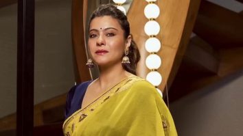 Kajol having a fulfilling time during Durga Puja