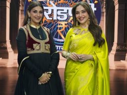 Kon Honar Crorepati Premiere: Madhuri Dixit hosts, Sonali Bendre takes the hot seat in their first ever screen pairing