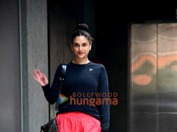 Photos: Aditi Rao Hydari spotted outside a gym in Bandra