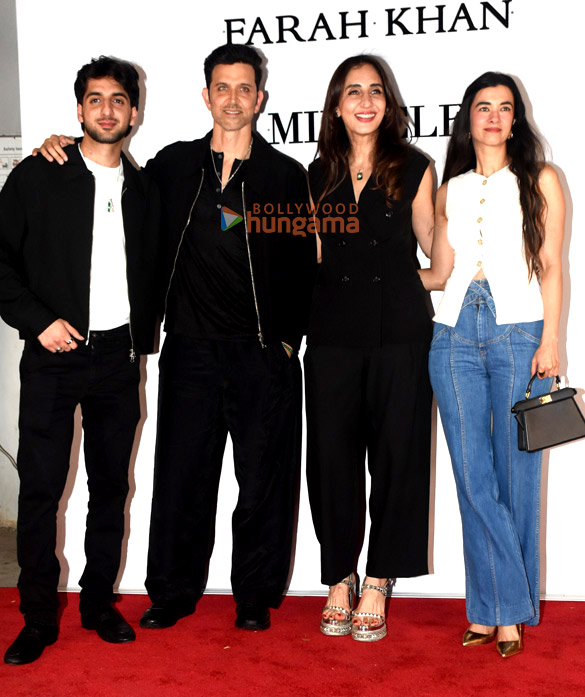 photos hrithik roshan saba azad alaya f and others attend the launch of mens jewellery collection the miracle man by farah khan ali fine jewellery 1