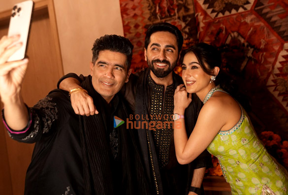 photos karan johar bhushan kumar sara ali khan and others were snapped at ayushmann khurrana and tahira kashyaps diwali festivities 20