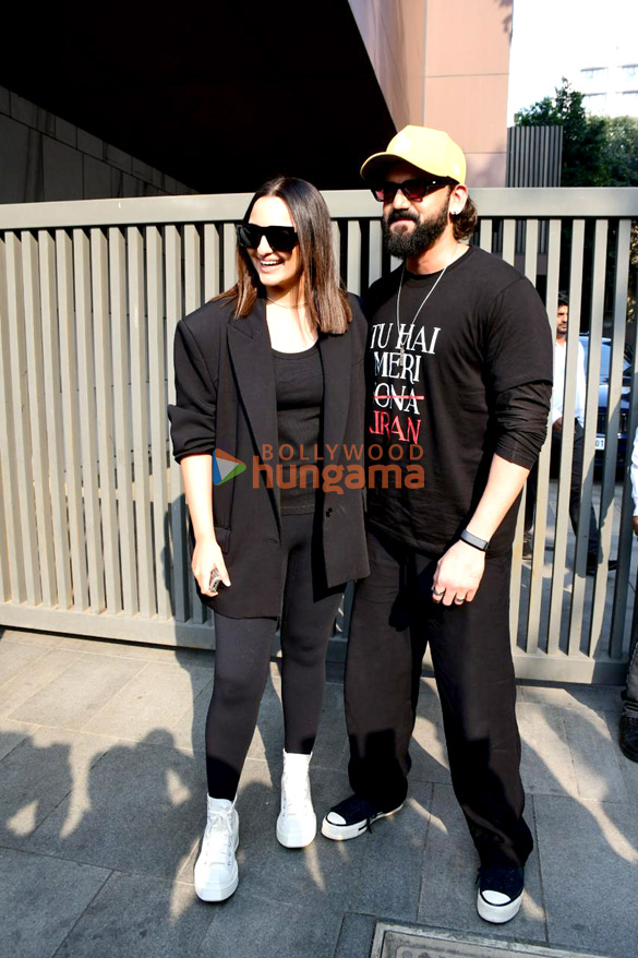 photos sonakshi sinha and zaheer iqbal snapped promoting their film tu hai meri kiran 6