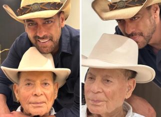 Salman Khan shares adorable pictures with father Salim Khan in cowboy hats; says, “Baap baap hota hai”