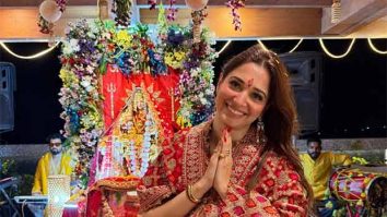 Tamannaah Bhatia attends Mata Ki Chowki on first day of Navratri; shares experience saying, “Five hours of music, prayer and surrender”