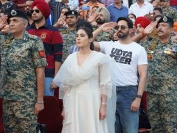Ayushmann Khurrana, Sara Ali Khan visit Attari-Wagah border to promote Udta Teer